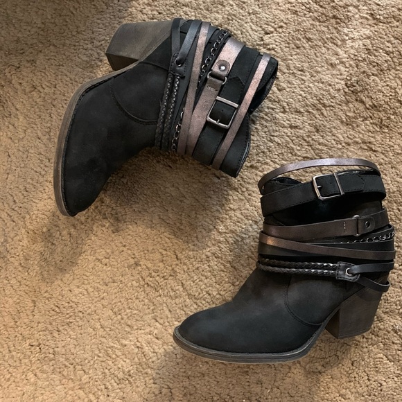 jellypop ankle boots black